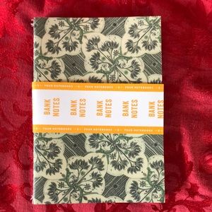 🌵 3/$15 Pack of 4 bank notebooks for notes, budgeting, money accounting